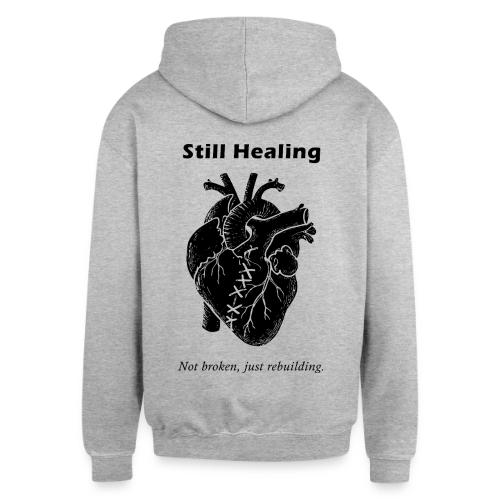 Self Healing Heart – Emotional Growth Design - Unisex Contrast Hoodie