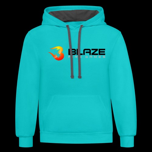 Blaze Fire Games - Unisex Contrast Hoodie