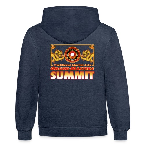 Traditional Martial Arts Grand Masters Summit - Unisex Contrast Hoodie