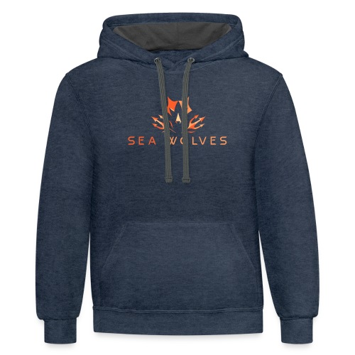 Sea Wolves | Official wolf pack ware - Unisex Contrast Hoodie