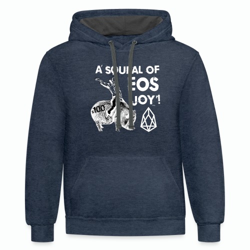 A SQUEAL OF EOS JOY! T-SHIRT - Unisex Contrast Hoodie