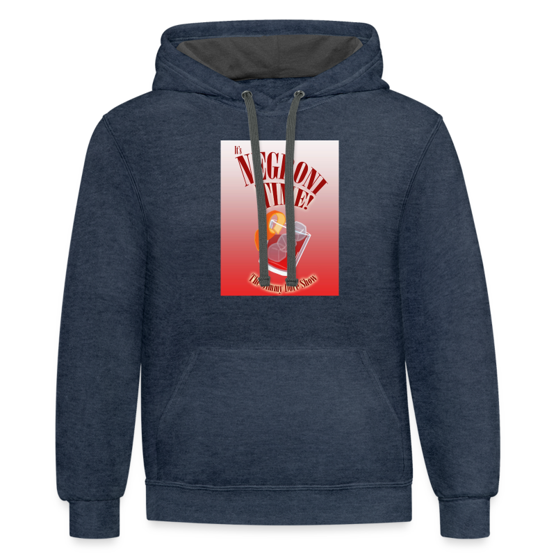 It's Negroni Time! - Unisex Contrast Hoodie
