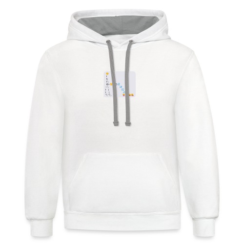PD Cover Art - Unisex Contrast Hoodie