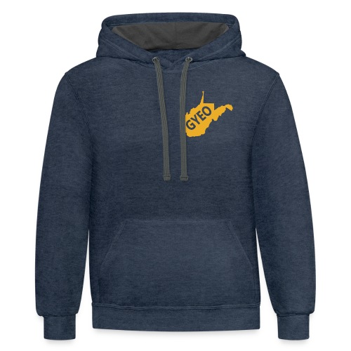 GYEO Gold State - Unisex Contrast Hoodie