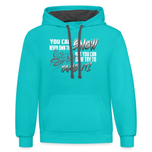 Tame the Snow - Unisex Contrast Hoodie