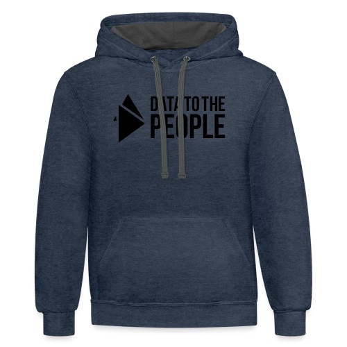 Data To The People - Unisex Contrast Hoodie