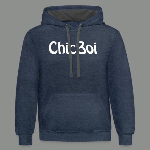 ChicBoi @pparel - Unisex Contrast Hoodie
