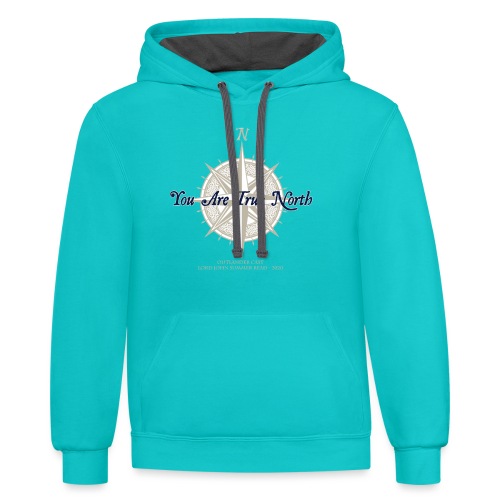 You Are True North - Lord John - Unisex Contrast Hoodie