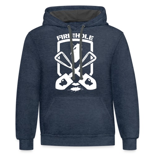 Fire in the hole! - Unisex Contrast Hoodie