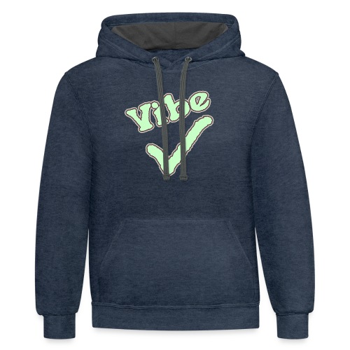 Vibe Check - Unisex Contrast Hoodie