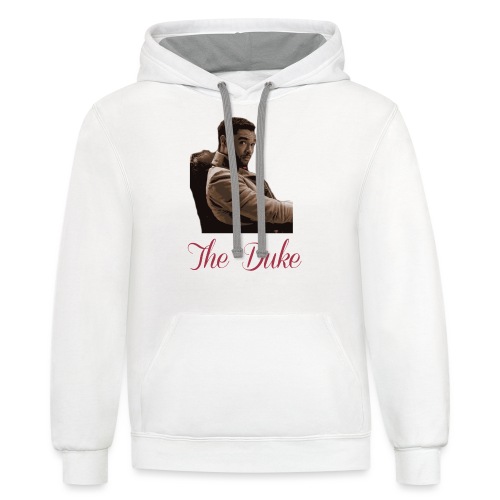 Down With The Duke - Unisex Contrast Hoodie