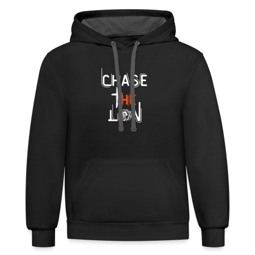 Chase the Lion - Unisex Contrast Hoodie
