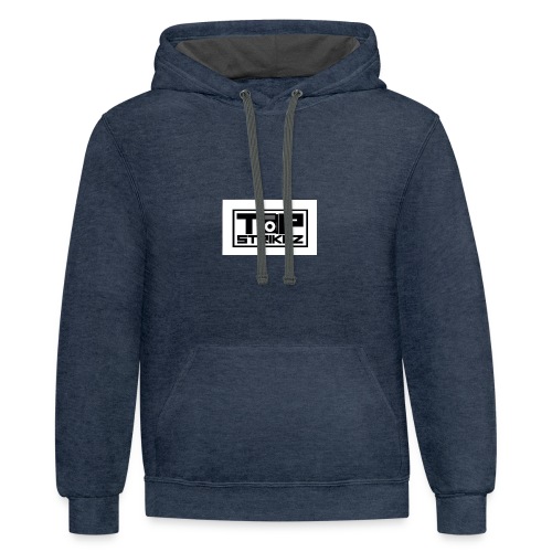 TopStrikaz Custom Fitz Logo Shirts 👕 👚 - Unisex Contrast Hoodie