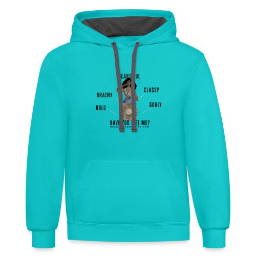 Have You Met Me? - Light Collection - Unisex Contrast Hoodie