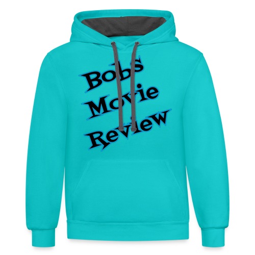 2018 Bobs Movie Review Logo - Unisex Contrast Hoodie