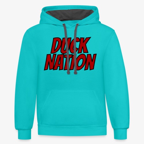 Duck Nation - Unisex Contrast Hoodie