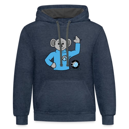 Stanley the Bear From AUNT (H2D) - Unisex Contrast Hoodie