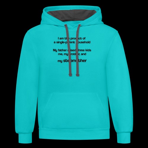 my father brother - Unisex Contrast Hoodie