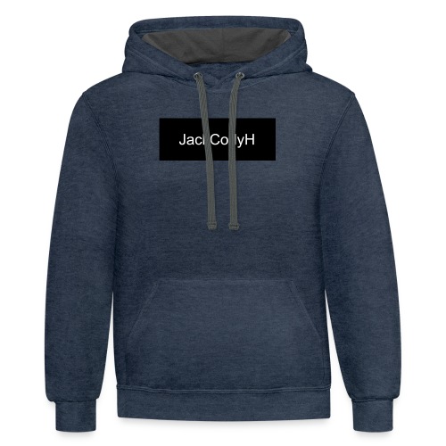 JackCodyH black design - Unisex Contrast Hoodie