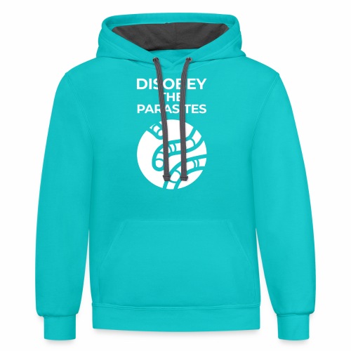 Disobey them - Unisex Contrast Hoodie
