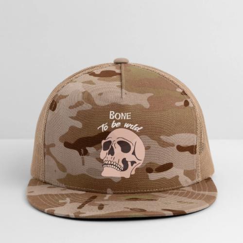 Bone To Be Wild - Edgy Skull - Trucker Hat