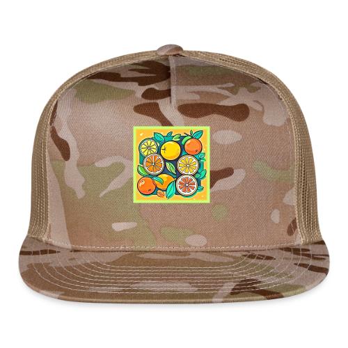 Citrus Fruit Art Design - Trucker Hat