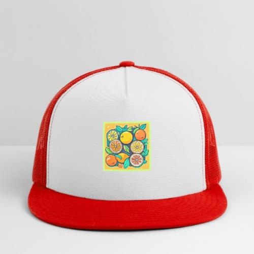 Citrus Fruit Art Design - Trucker Hat