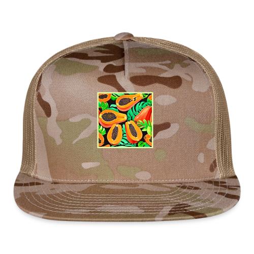 Papaya and Leaves Fresh Pattern - Trucker Hat
