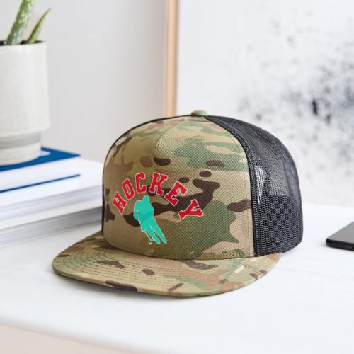 Hockey Player Silhouette - Trucker Hat