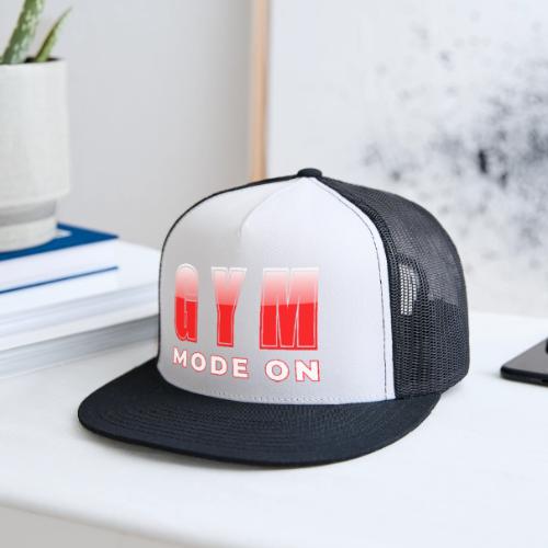 Gym Mode On Fitness Typography Design - Trucker Hat
