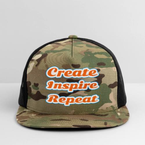 Create, Inspire, Repeat — Artist Life Script - Trucker Hat