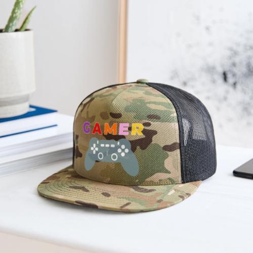 Colorful Gamer Controller Graphic - Trucker Hat