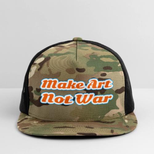Make Art Not War — Peaceful Creativity Script - Trucker Hat