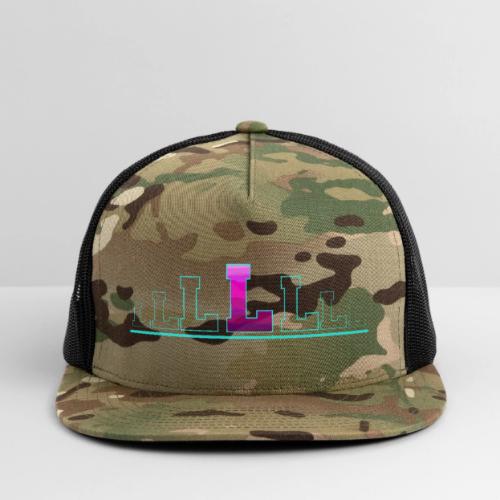 Letter L – Capital Varsity Alphabet Monogram - Trucker Hat