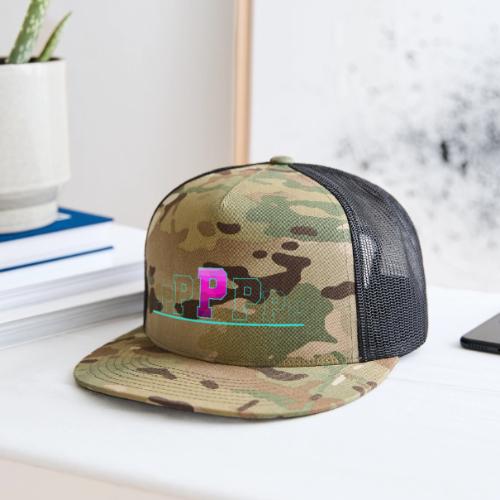 Letter P – Capital Varsity Alphabet Monogram - Trucker Hat