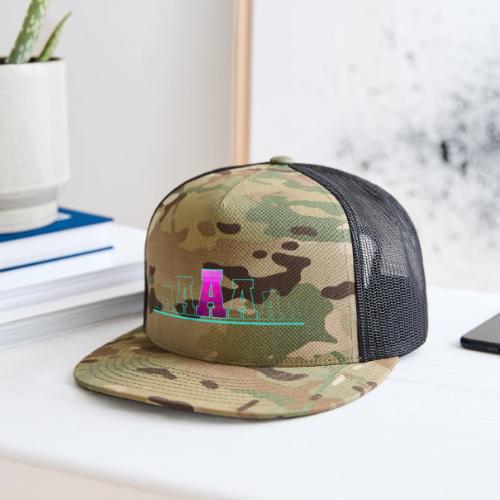 Letter A – Capital Varsity Alphabet Monogram - Trucker Hat