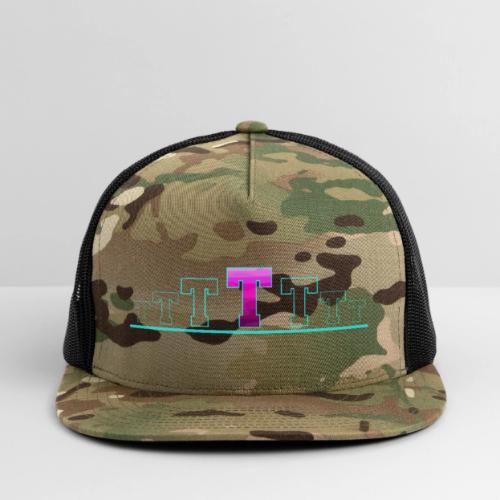 Letter T – Capital Varsity Alphabet Monogram - Trucker Hat