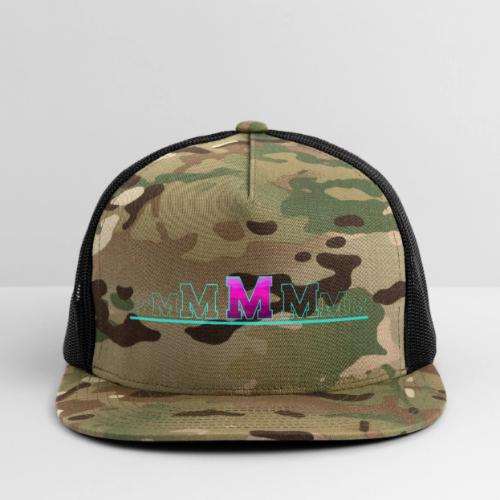 Letter M – Capital Varsity Alphabet Monogram - Trucker Hat
