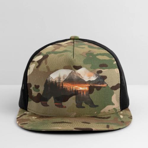 Canada Bear: fiery tones - Trucker Hat