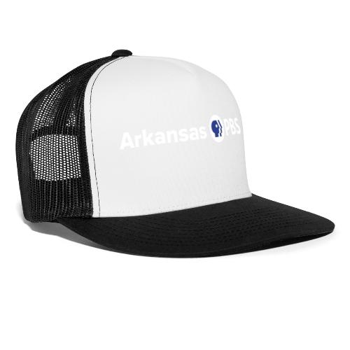 Arkansas PBS Logo WHITE - Trucker Cap