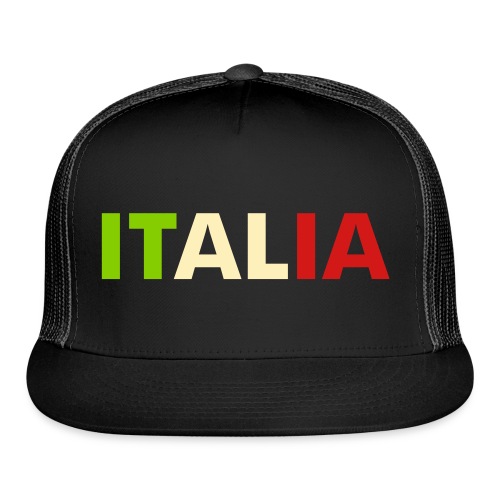 ITALIA green, white, red - Trucker Cap