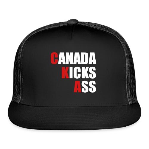 Canada Kicks Ass Vertical - Trucker Hat