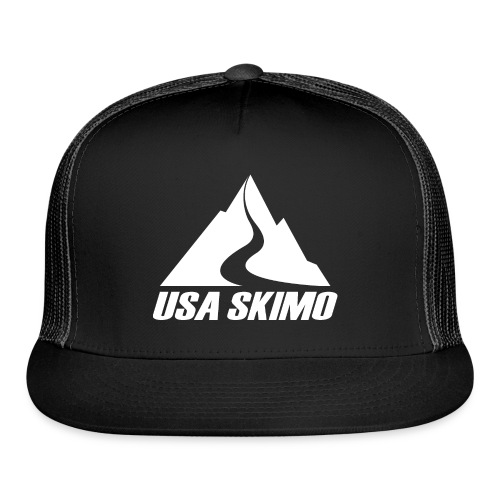 USA Skimo Logo - White - Trucker Cap