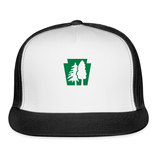 PA Keystone w/trees - Trucker Cap