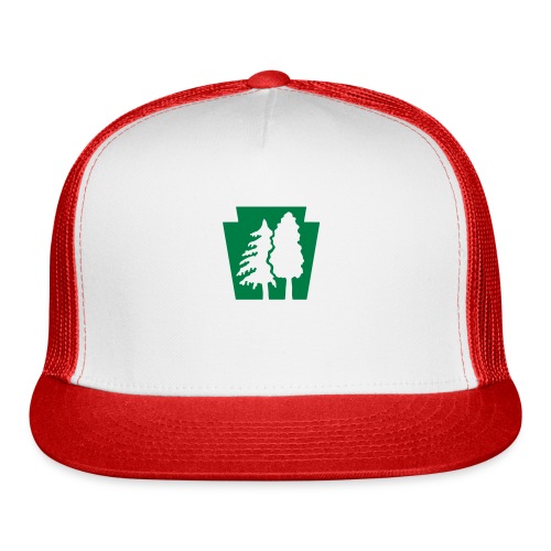 PA Keystone w/trees - Trucker Cap