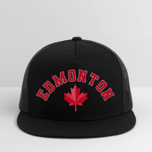 Edmonton with maple leaf - Trucker Hat