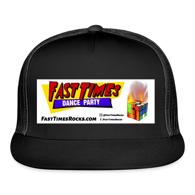 Fast Times Logo with Burning Cube