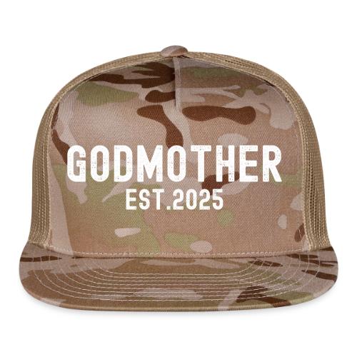 Godmother Est 2025 (distressed font) - Trucker Hat