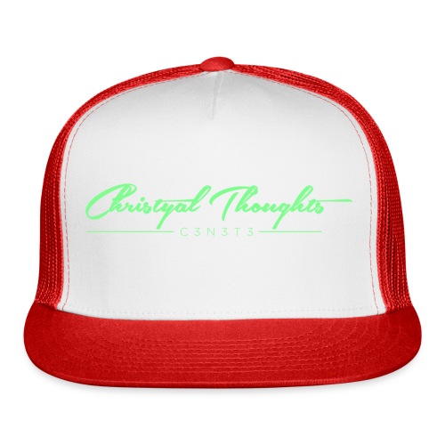 Christyal Thoughts C3N3T31 Lime png - Trucker Cap