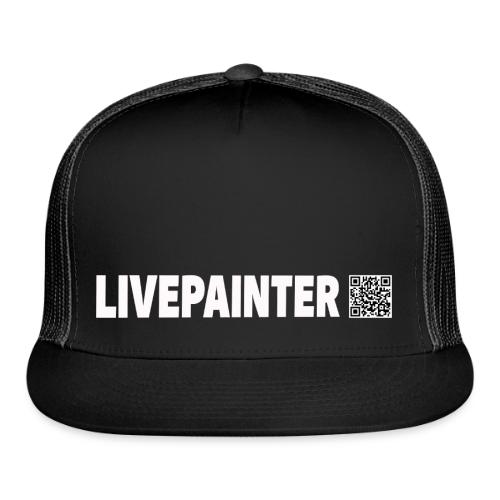 White LP Front Side - Trucker Hat